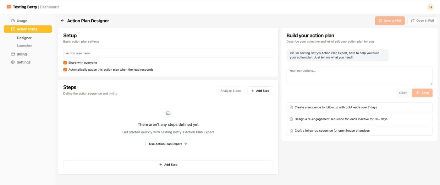 AI Powered Action Plan Designer